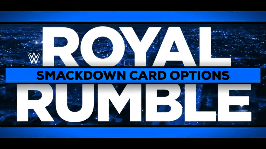 wwe royal rumble card