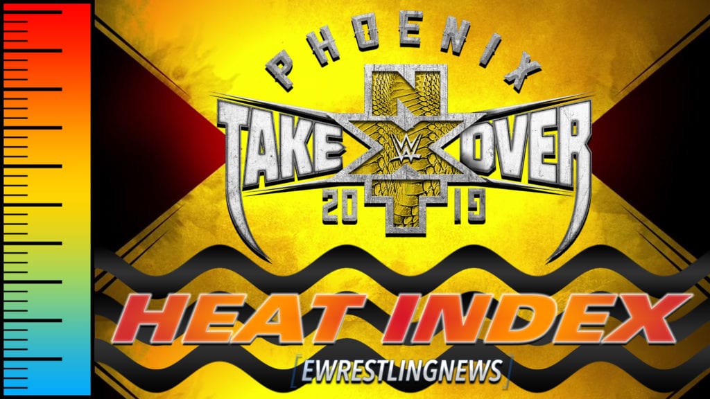 WWE NXT TakeOver Phoenix Heat Index PPV Match Card Rundown