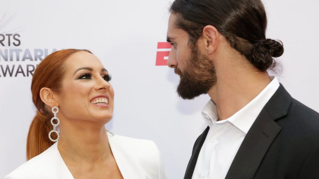 Seth Rollins And Becky Lynch Get Engaged Photo