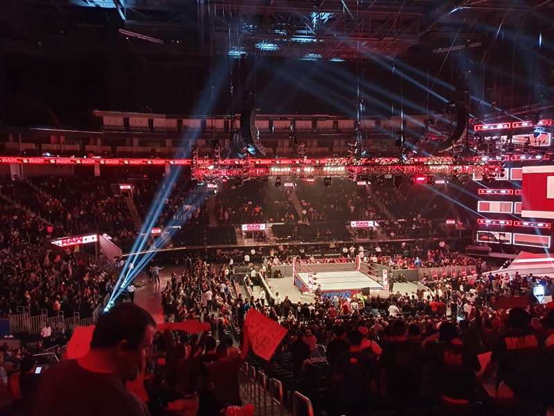 Tonight's RAW Attendance - Top of the Arena Tarped Off (PHOTOS)