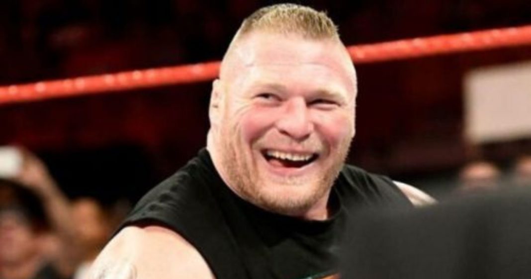 aew brock lesnar