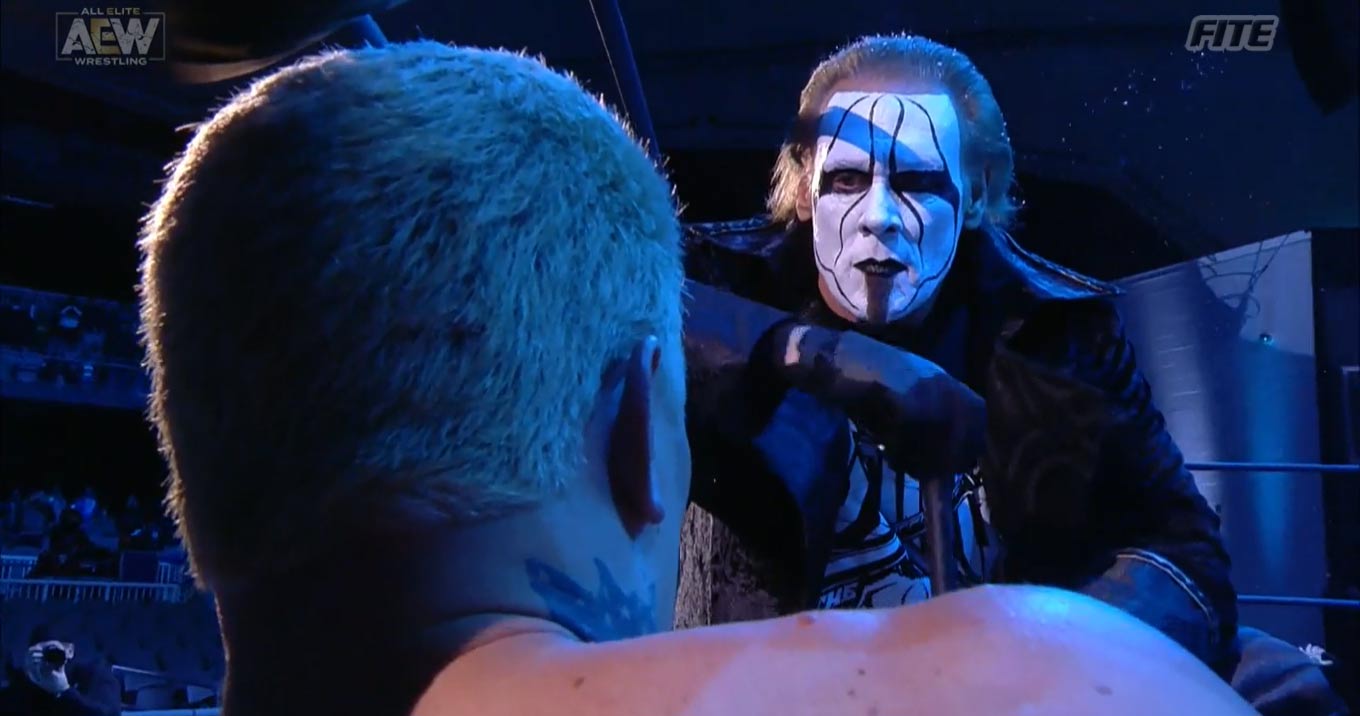 sting in aew wrestling