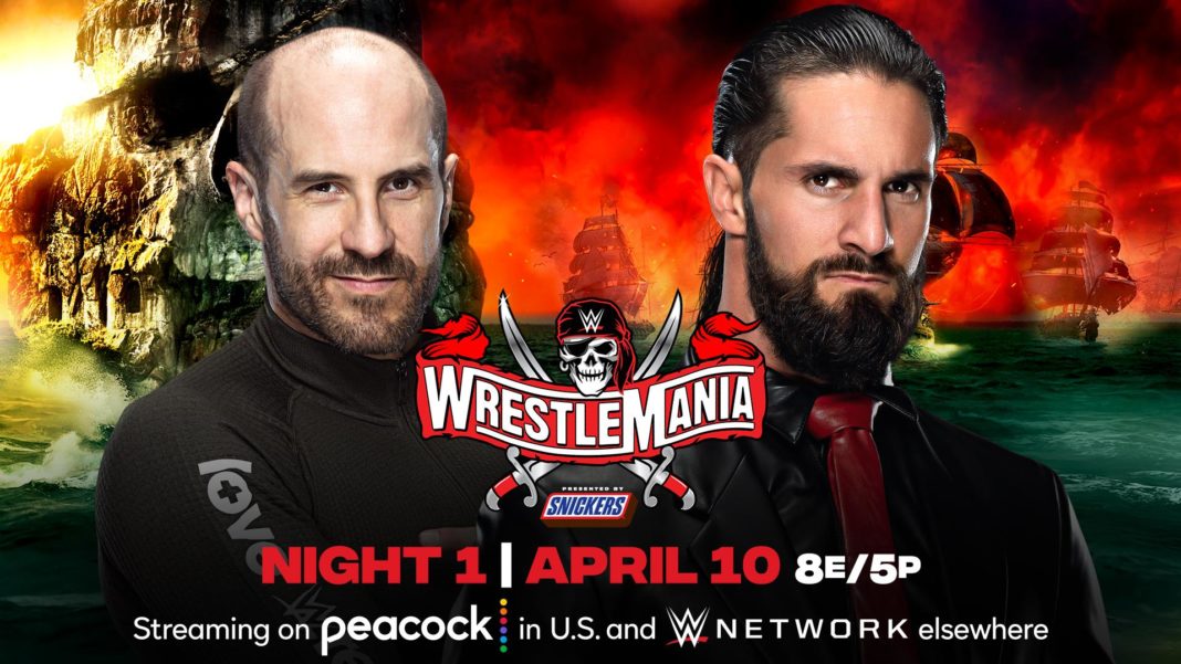 WWE WrestleMania 37 Results: Cesaro vs. Seth Rollins ...