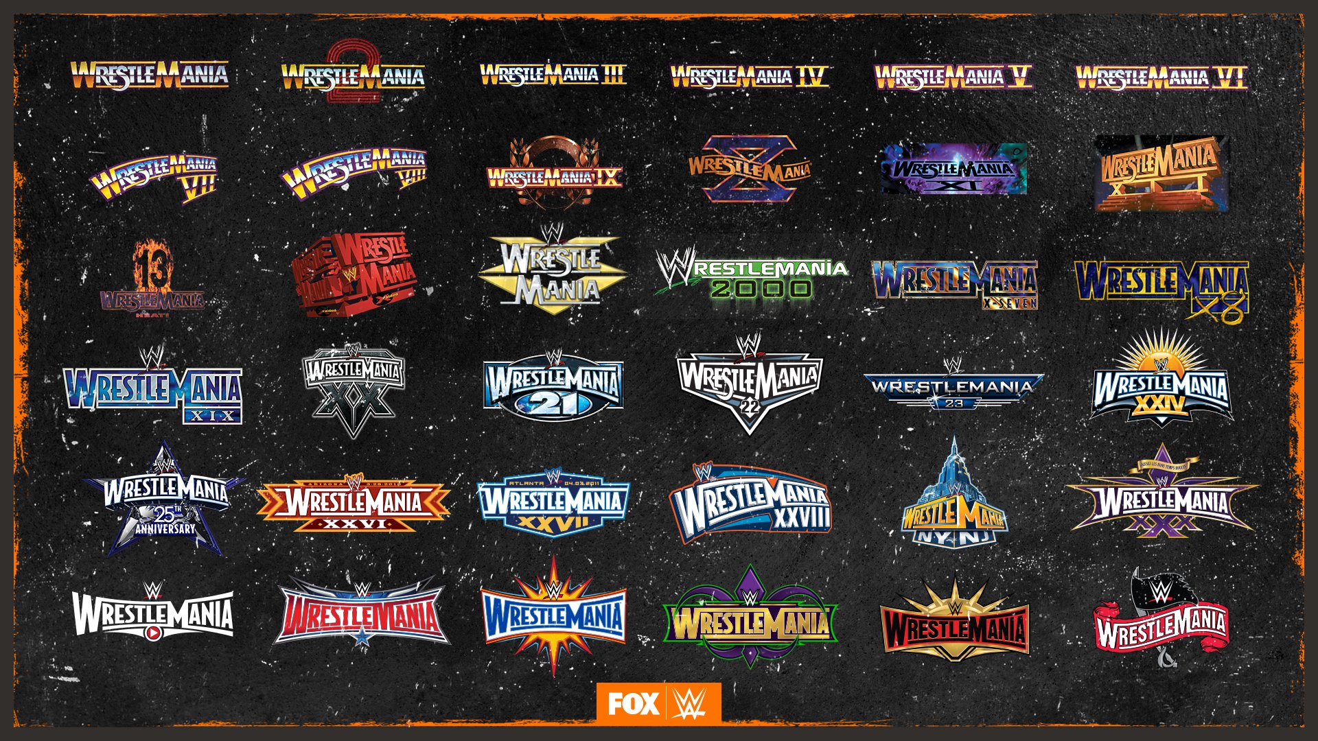WrestleMania-Logos - eWrestlingNews.com