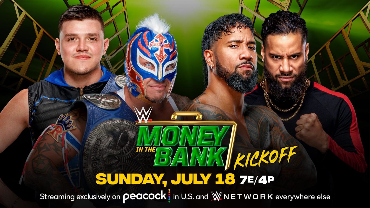 WWE Money In The Bank Results Rey & Dominik Mysterio vs. The Usos