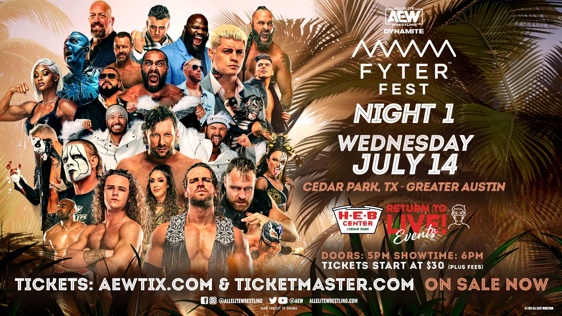 AEW Fyter Fest 2021 Night 1: Final Nail in the Coffin Match & Biggest ...