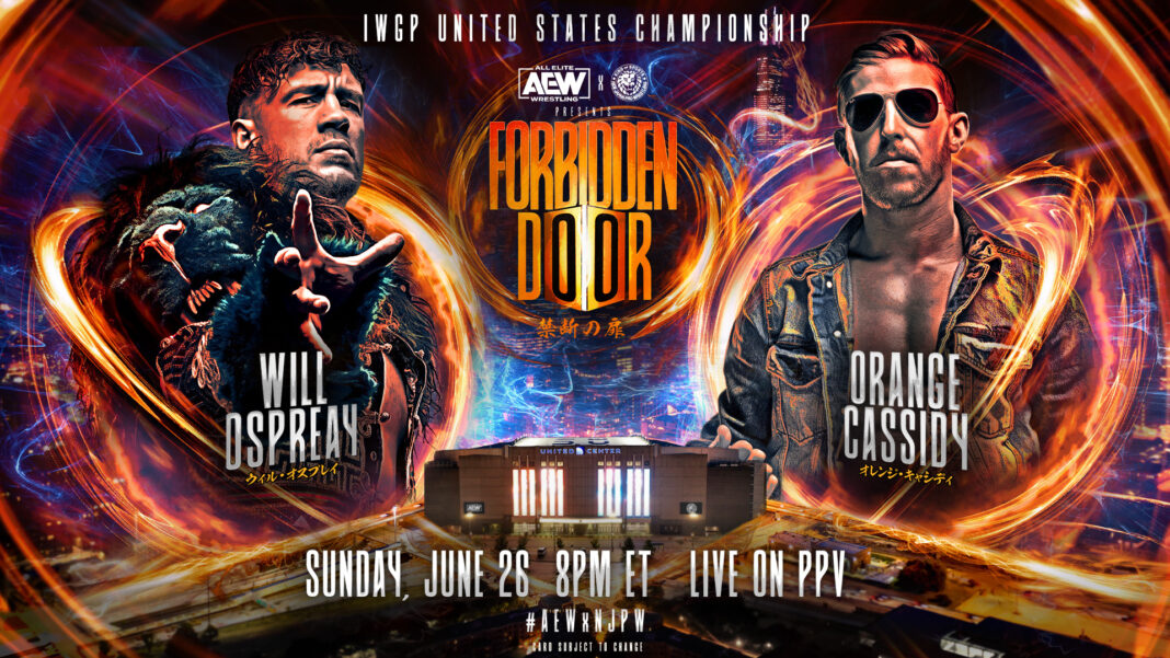 AEW x NJPW Forbidden Door Results Will Ospreay vs. Orange Cassidy