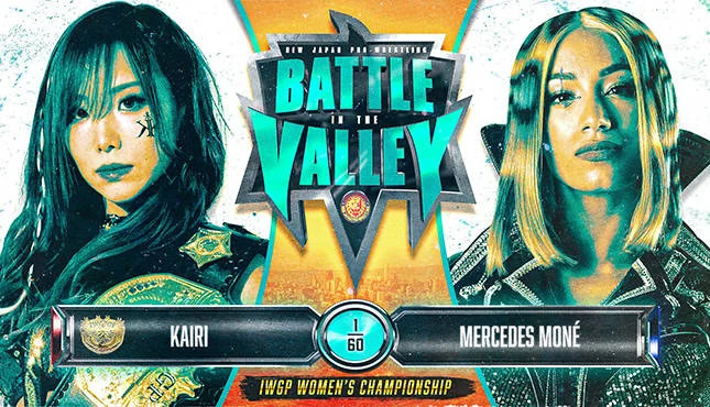 The Final Card For Tonight S NJPW Battle In The Valley Pay Per View   NJPW Battle In The Valley 