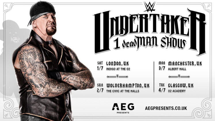 The Undertaker 1 DeadMAN Show Tour Announced For The UK ...