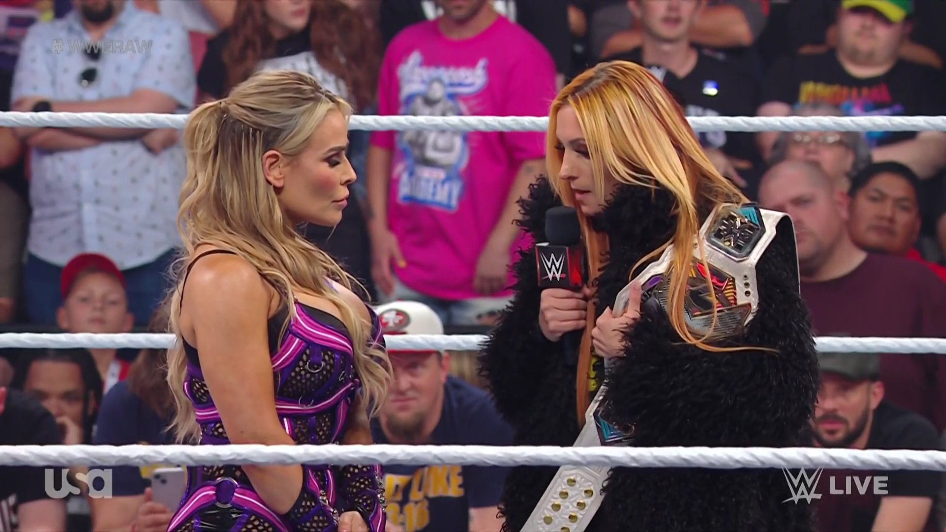 Becky Lynch vs. Natalya - NXT Women's Title Match: Raw highlights, Sept.  18, 2023