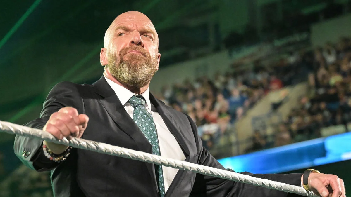 “WWE isn’t really a sporting event; it’s more like a cinematic portrayal of a sporting world,” Triple H explains.