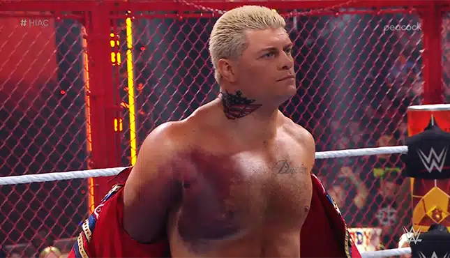 Cody Rhodes Reveals Absence of Pain Medication Prior to His 2022 Hell In A Cell Encounter.
