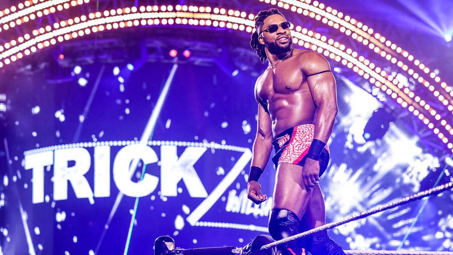 Trick Williams is ready to stake his NXT Championship in a match against Booker T.