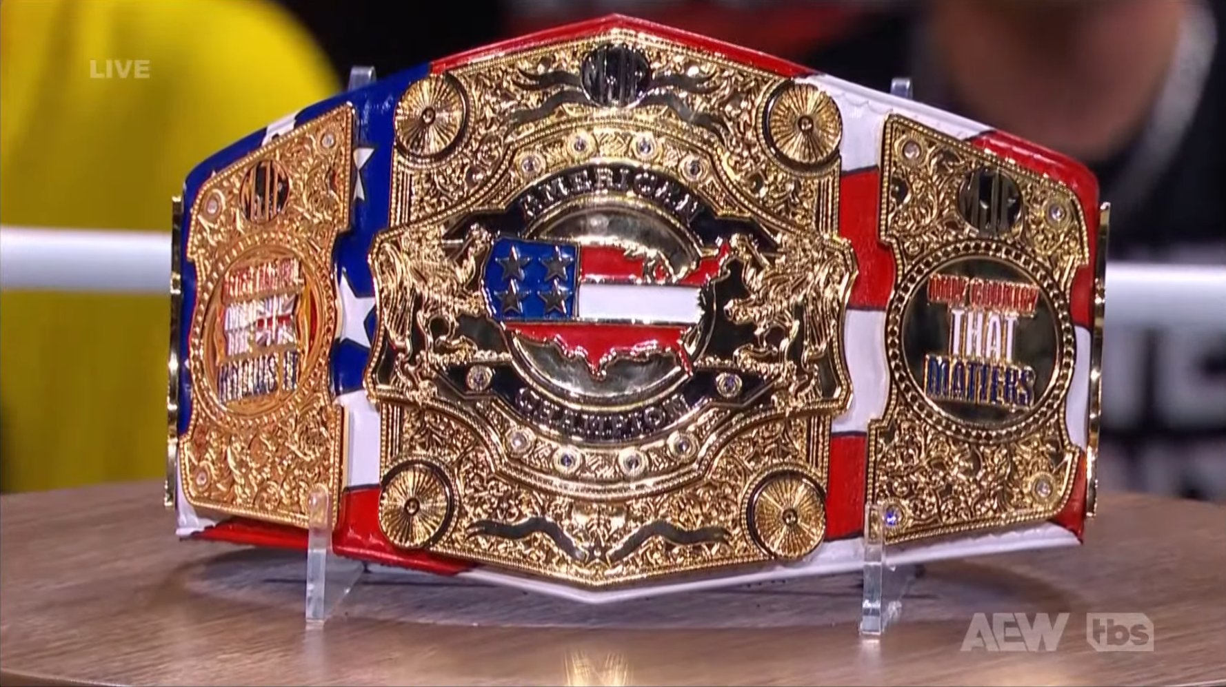 The International Championship held by MJF has been rebranded as the AEW American Championship.