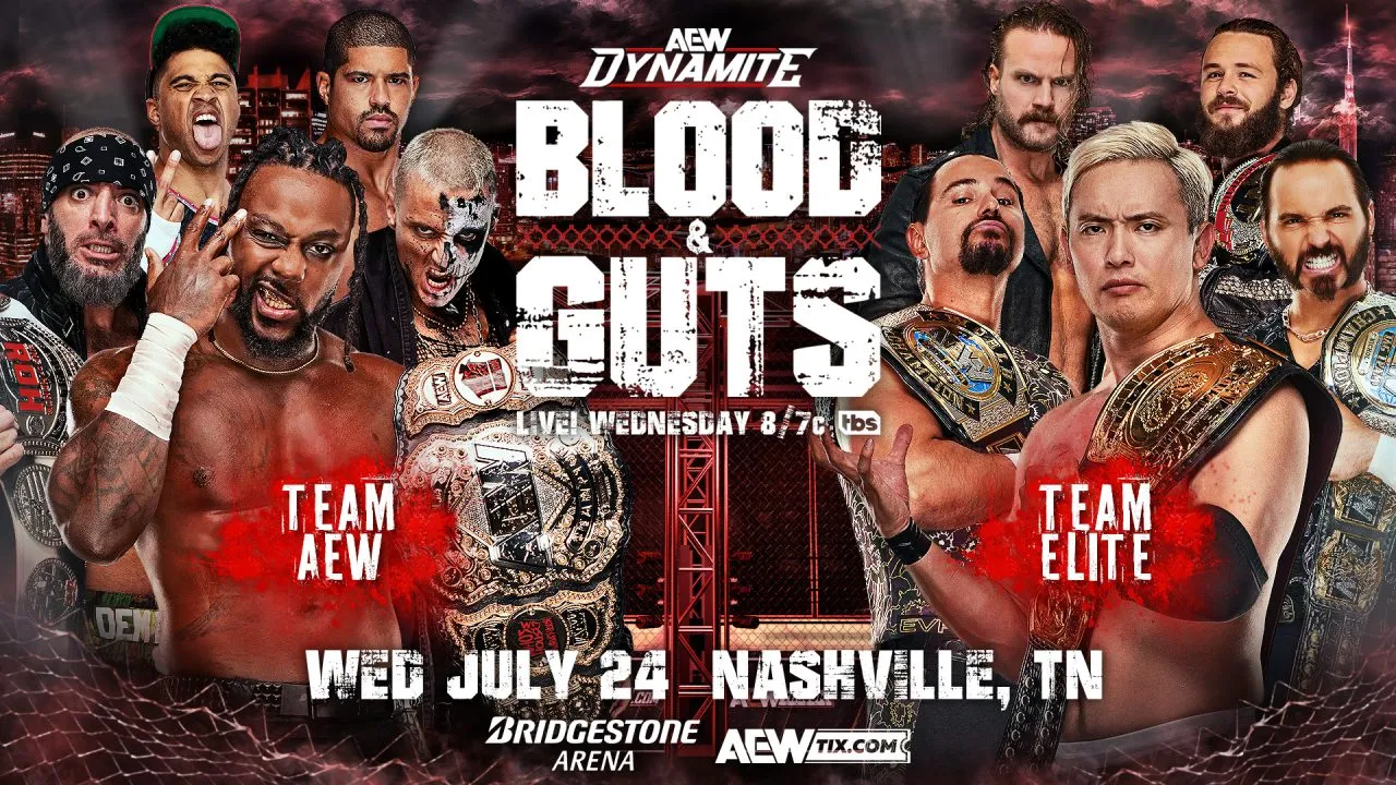 Results of the AEW Dynamite “Blood & Guts” Event from July 24, 2024