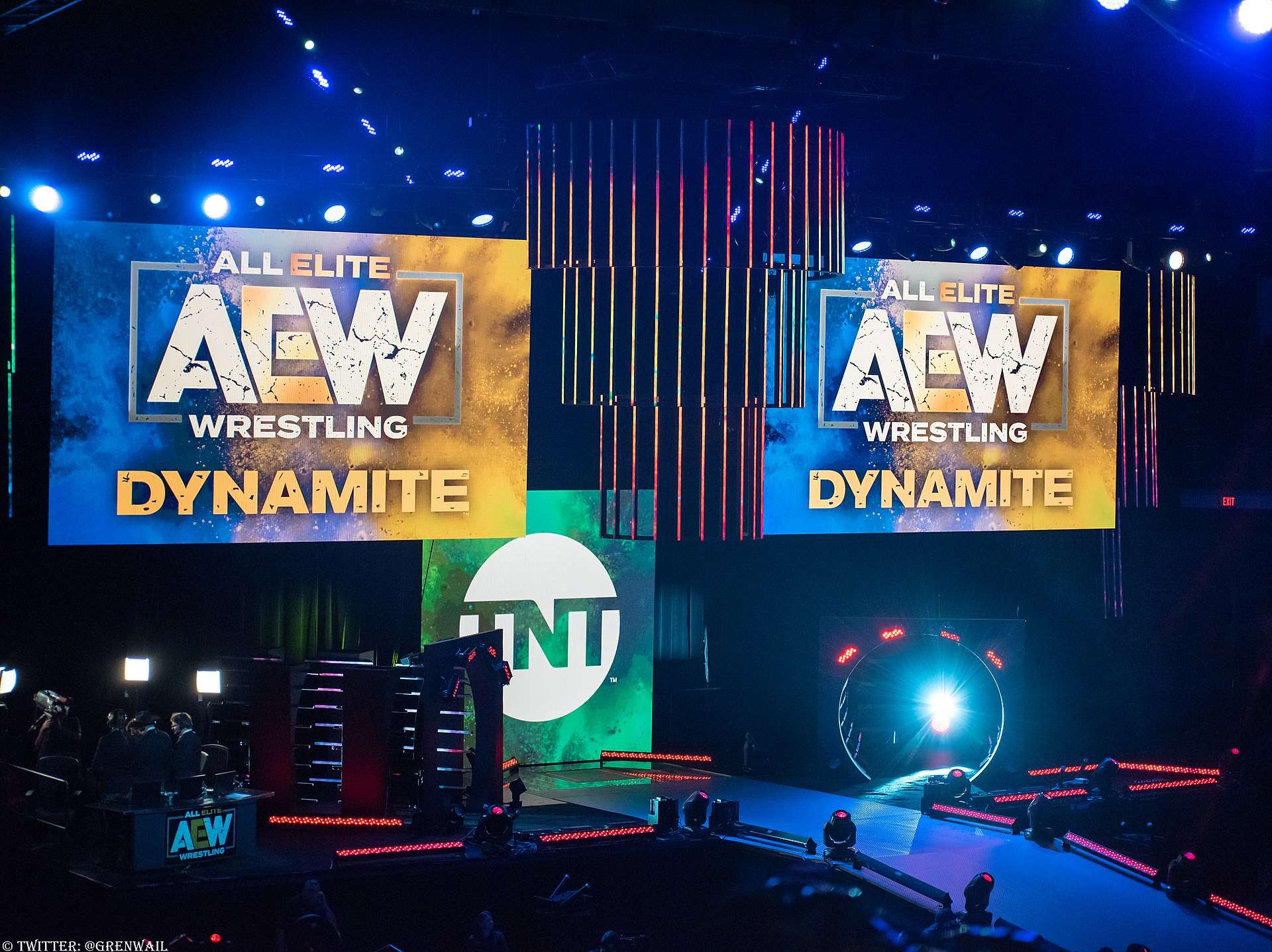 Who was present behind the scenes at the AEW Dynamite television recordings this week? (9/18/24)