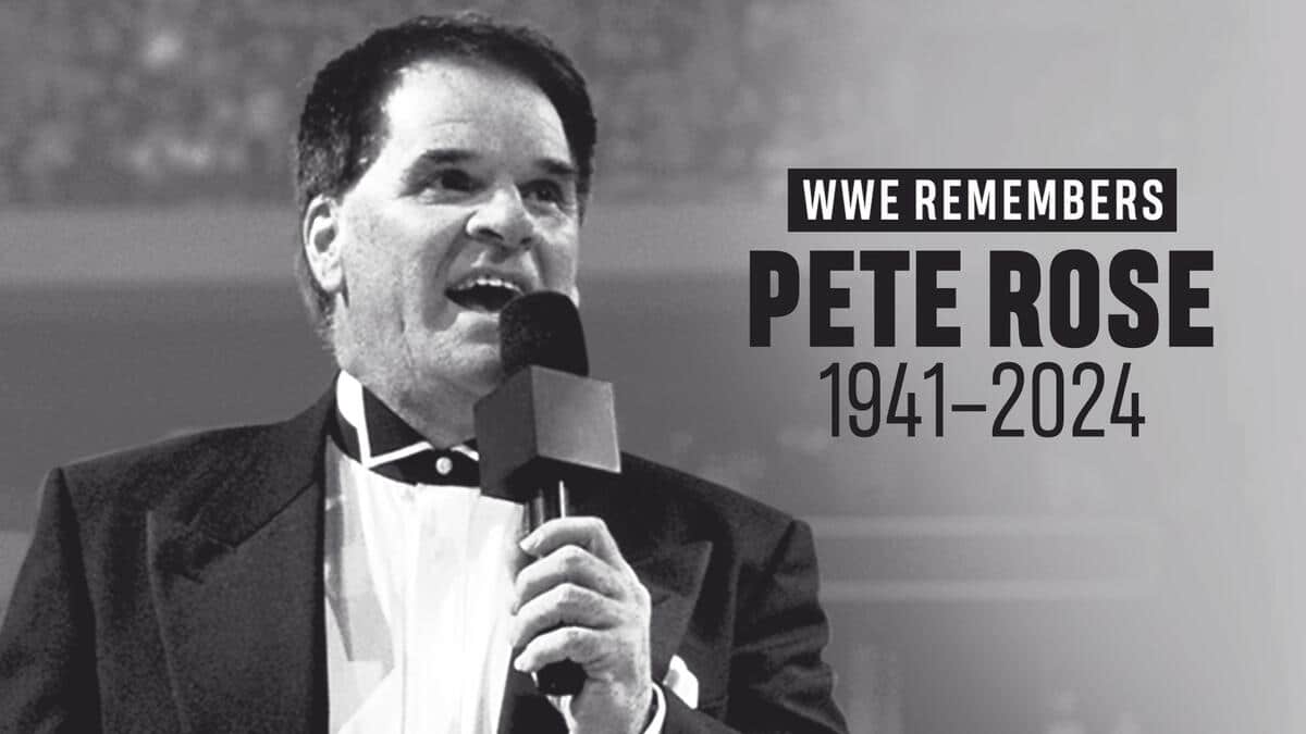 WWE Issues Statement On The Passing Of Pete Rose