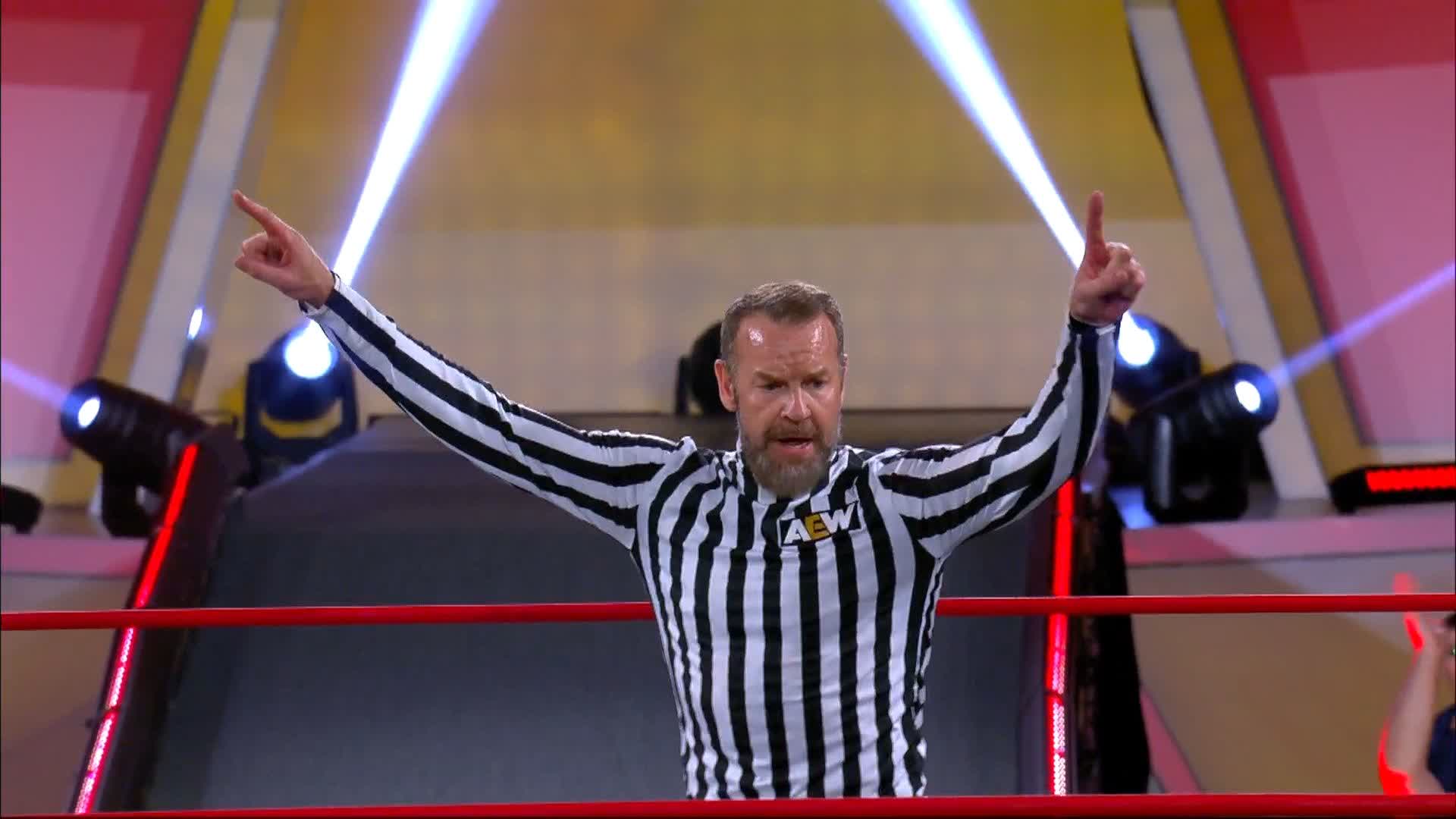 Chris Estell Reflects On Creating Christian Cage’s Referee Turtleneck