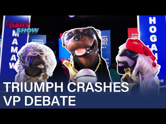 WATCH – Triumph The Insult Comic Dog Rips Hulk Hogan After Vice Presidential Debate