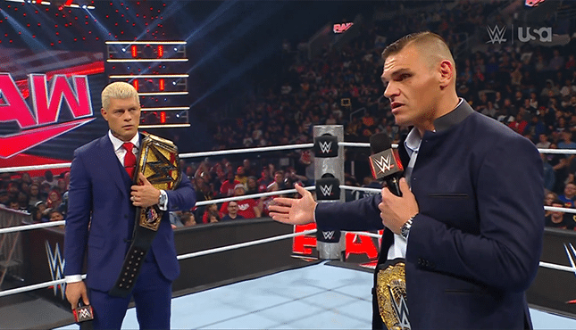 Cody Rhodes & GUNTHER Engage In Promo Battle On RAW, Bron Breakker Threatens Jey Uso