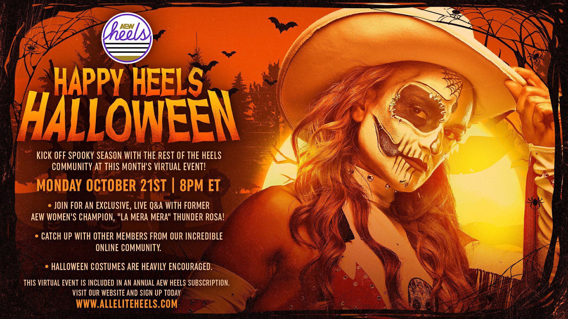 AEW Heels Halloween Event Set For October 21