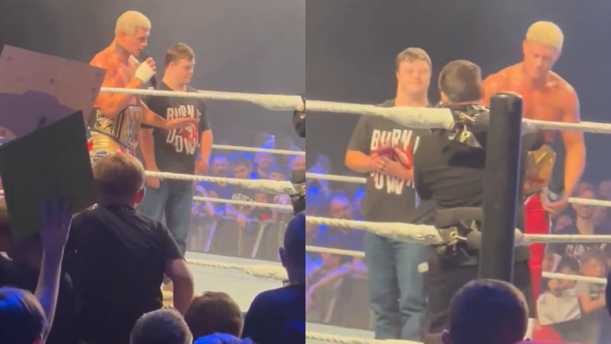 Watch: Cody Rhodes Acknowledges His Tribal Chief At WWE Dublin Event